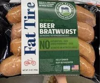Mängden socker i Fat Tire Beer Bratwurst