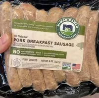 Mängden socker i Pork Breakfast Sausage