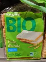 Mängden socker i Pain de mie grande tranche