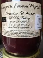 Mängden socker i Compote Pomme Myrtille