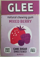 Mängden socker i Natural chewing gum, mixed berry