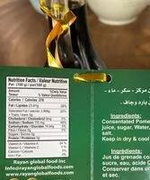 Mängden socker i Pomegranate Molasses