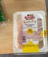 Mängden socker i Pechuga de pavo