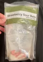 Mängden socker i Strawberry sour belts