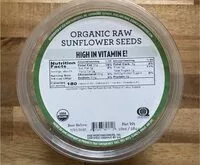 Mängden socker i Organic Raw Sunflower Seeds