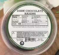 Mängden socker i Dark Chocolate Raisins