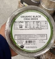 Mängden socker i Black Chia Seeds Organic