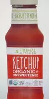 Mängden socker i Organic Unsweetened Ketchup