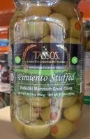 Mängden socker i Pimento stuffed olives