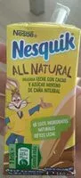 Mängden socker i Nesquik all natural batido de chocolate