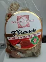 Mängden socker i Caramels au piment d'espelette