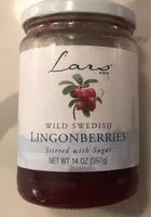 Mängden socker i wild swedish lingonberries