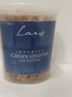 Mängden socker i Lars own, crispy onions