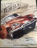 Mängden socker i Belgian fantasy cocoa truffles with marc de Champagn