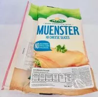 Mängden socker i Muenster cheese slices, muenster