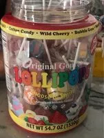 Mängden socker i Lollipops