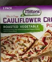 Mängden socker i Cauliflower Crust Pizza Roasted Vegetable