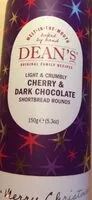 Mängden socker i DEAN's cherry dark chocolate