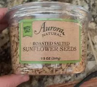 Mängden socker i Roasted salted sunflower seeds