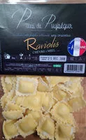 Mängden socker i Raviolis frais artisanal chèvre & miel