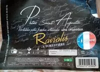 Mängden socker i Raviolis à la forestière