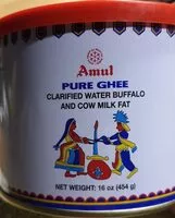 Mängden socker i Amul PURE GHEE