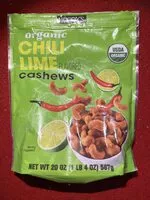Mängden socker i Chili Lime Cashews