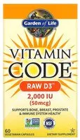 Mängden socker i Vitamin code raw D3