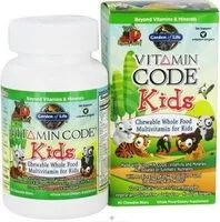 Mängden socker i Vitamin Code Kids