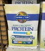 Mängden socker i Raw organic protein mix