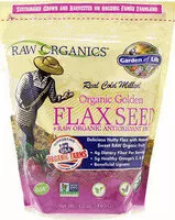 Mängden socker i Raw Organics, Organic Golden Flax Seed