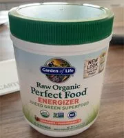 Mängden socker i Raw organic perfect food energizer