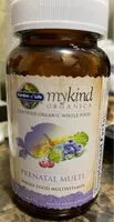 Mängden socker i Garden of Life Mykind Organics Prenatal Multivitamin