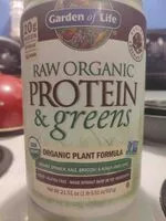 Mängden socker i raw prganic protein & greens