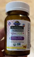 Mängden socker i Dr formulated probiotics organic kids+
