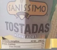 Mängden socker i Tostadas Horneadas