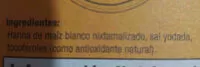 Mängden socker i Empanizador de maiz
