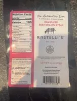 Mängden socker i Grass fed beef sirloin steak