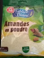 Mängden socker i Amandes en poudre