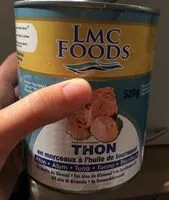 Mängden socker i Thon en morceaux a l'huile de tournesol