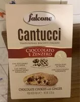 Mängden socker i Cantucci cioccolato e zenzero