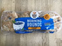 Mängden socker i Morning rounds: blueberry