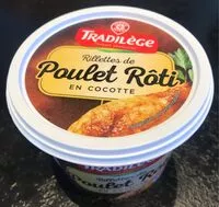 Mängden socker i Rillettes de Poulet Rôti en cocotte