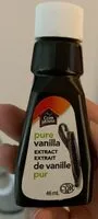 Mängden socker i Extrait de vanille pur