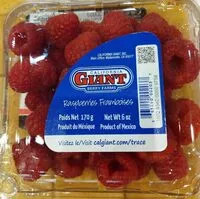 Mängden socker i Raspberries