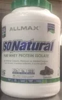 Mängden socker i Pure whey protein isolate