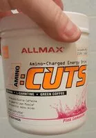 Mängden socker i Amino Cuts pink lemonade