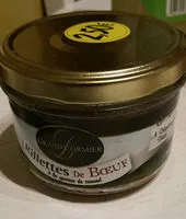 Mängden socker i rillettes de boeuf grand cormier