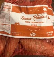 Mängden socker i Sweet potatoes