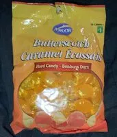Mängden socker i Butterscotch Hard Candy